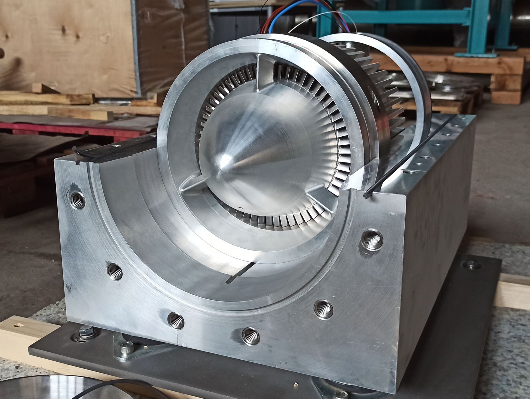 Niederdruck-Kleindampfturbine